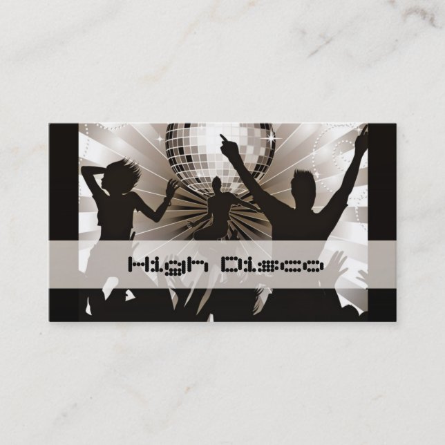 Nightlife business card (Front)