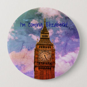 Nightlife in London 10 Cm Round Badge