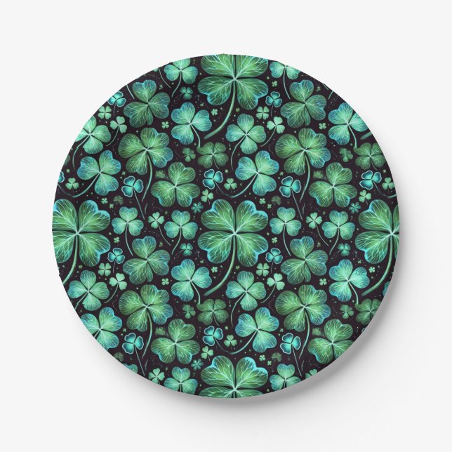 Nightlife Luck Paper Plate (Front)