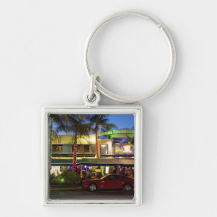 Nightlife on Ocean Drive, South Beach, Miami Key Ring