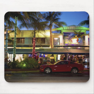 Nightlife on Ocean Drive, South Beach, Miami Mouse Mat