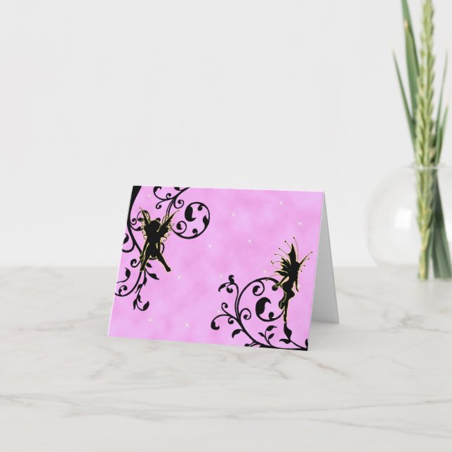 Nightlight Fairy Fantasy Thank You card (Front)