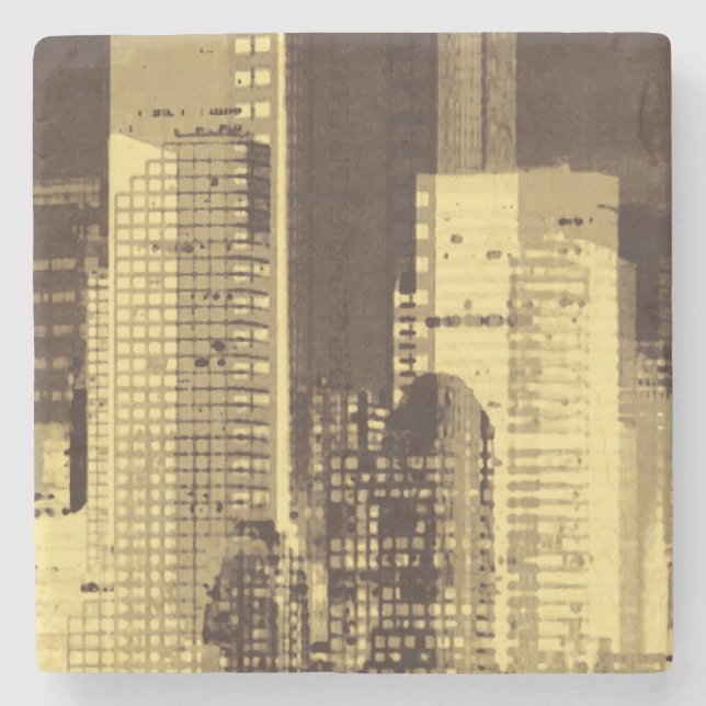 Nightline III Stone Coaster (Front)