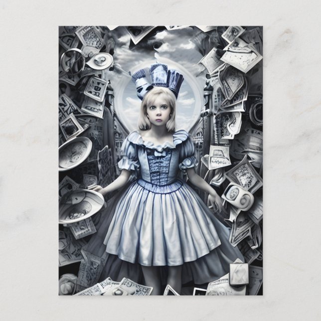 Nightmare at the Tea Party Postcard (Front)