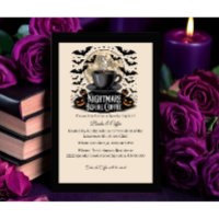 Nightmare Before Coffee Halloween Book Club 