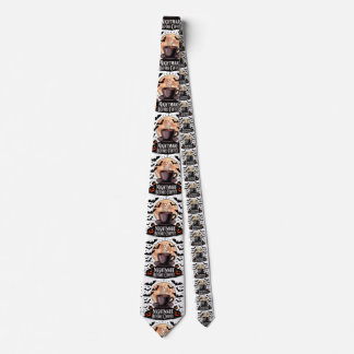 Nightmare Before Coffee Halloween Tie
