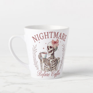 Nightmare Before Coffee Skeleton Mug – Funny Coffe
