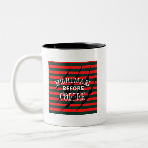 Nightmare Before Coffee Two-Tone Coffee Mug