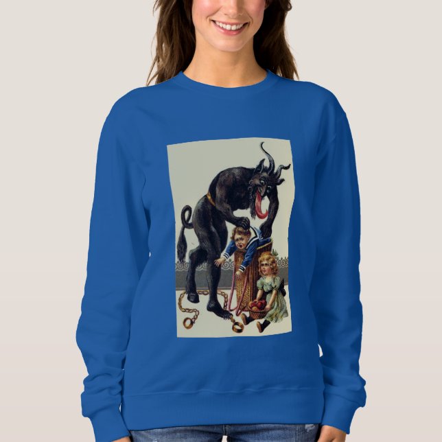 nightmare christmas krampus sweatshirt (Front)