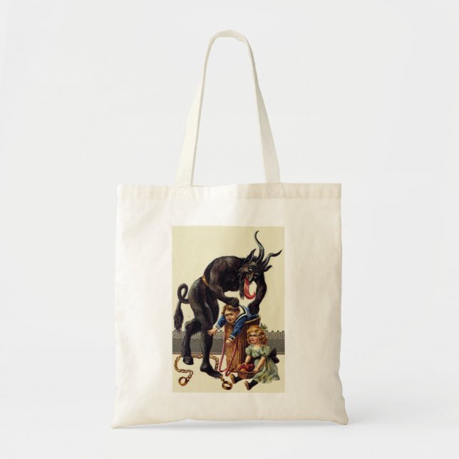 nightmare christmas krampus tote bag (Front)