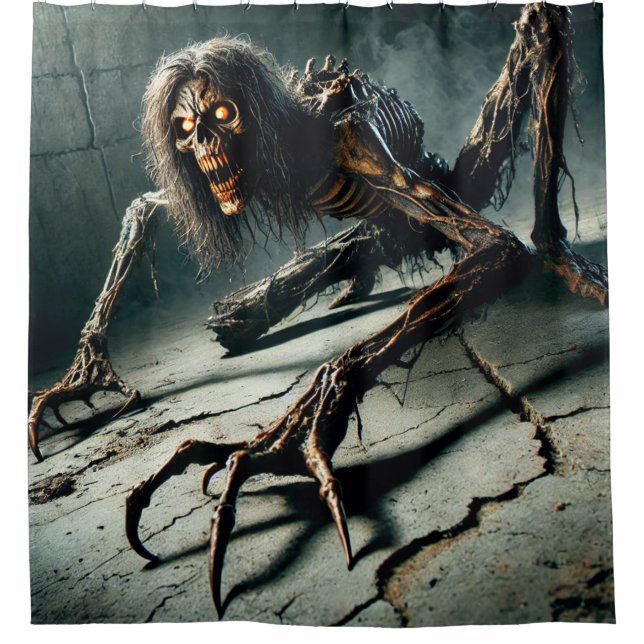 Nightmare Creature Shower Curtain (Front)