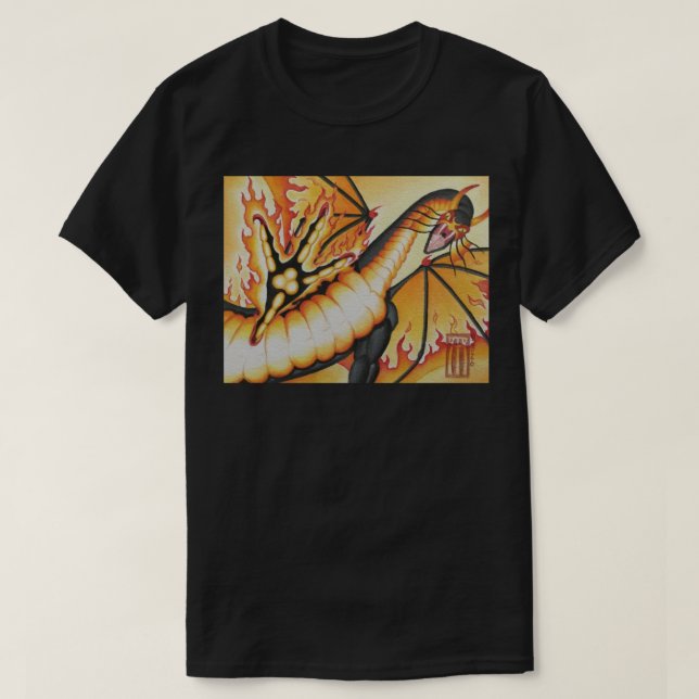 Nightmare Dragon  T-Shirt (Design Front)