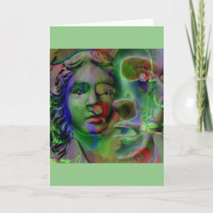 Nightmare (Green) ... Greeting Card