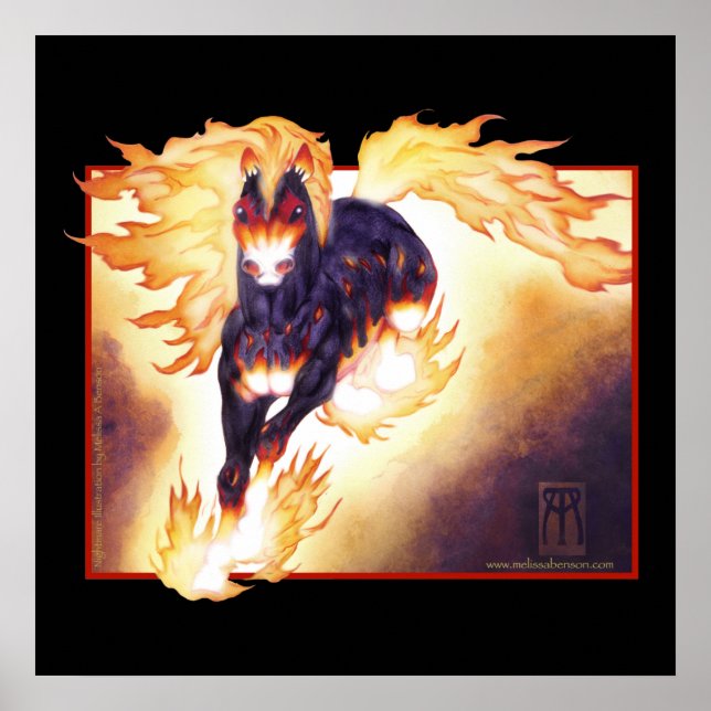 Nightmare on Black Poster (Front)