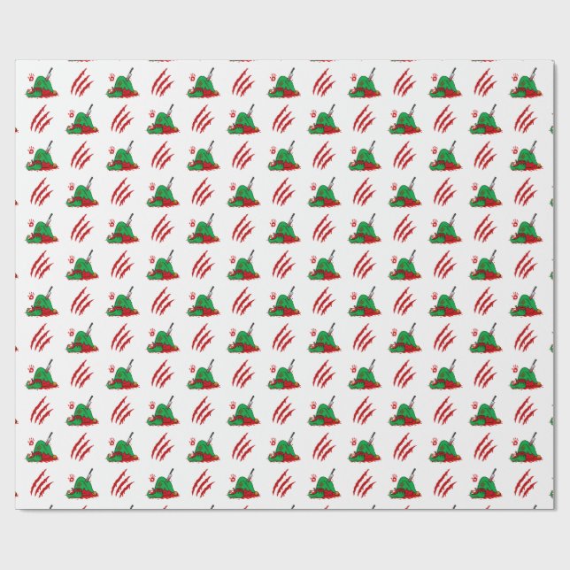 Nightmare on Elf Street Gift Wrapping Paper (Flat)