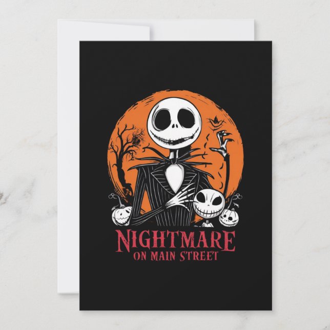 nightmare on Main Street,halloween(2) Invitation (Front)