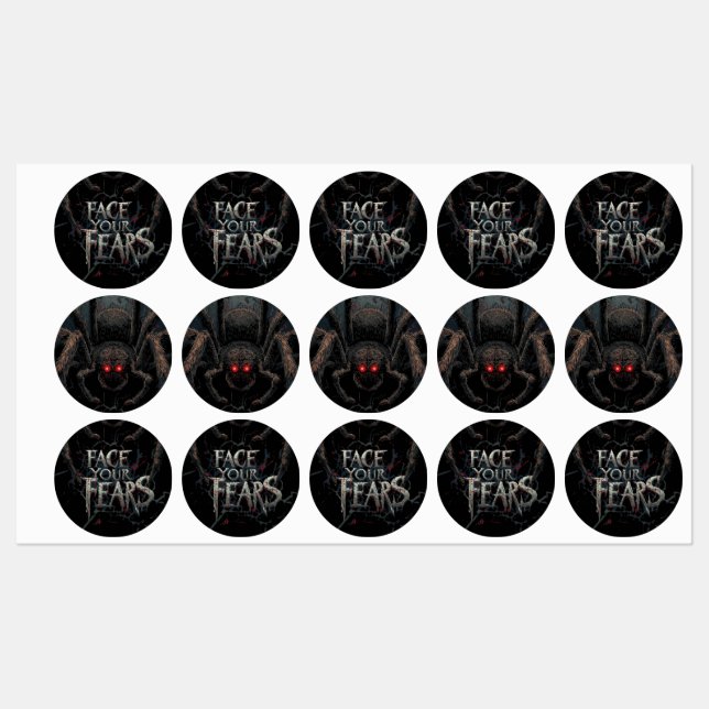 Nightmare Spider – Dark Horror Illustration (Sheet)