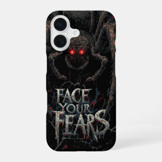 Nightmare Spider – Dark Horror Illustration iPhone 16 Case