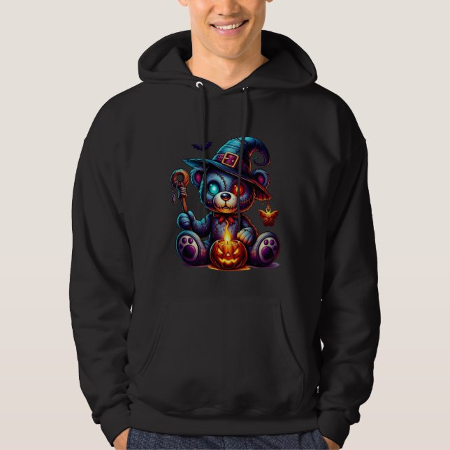 Nightmare Teddy Bear Designs Hoodie (Front)
