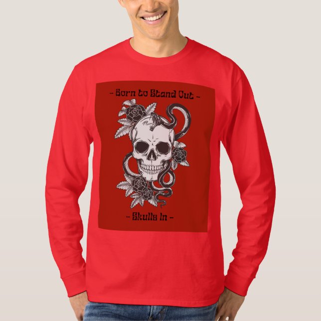 "Nightmare Threads" would be a fitting title for h T-Shirt (Front)