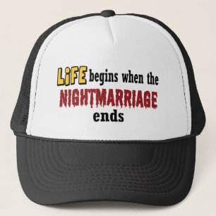Nightmarriage Ends Trucker Hat