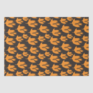 Nighttime Broom Ride - seamless Halloween pattern Tissue Paper