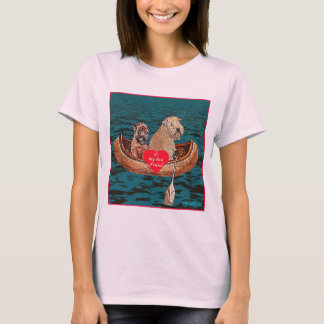 Nighttime Canoe Ride with Best Friend T-Shirt