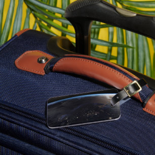 Nighttime Far Northern Europe Luggage Tag