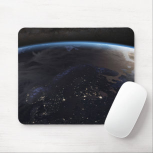 Nighttime Far Northern Europe Mouse Mat