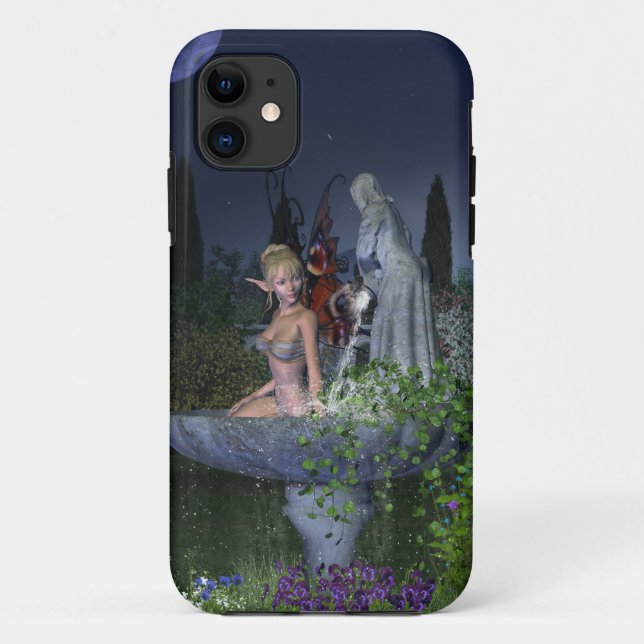Nighttime Garden Fairy Case-Mate iPhone Case (Back)