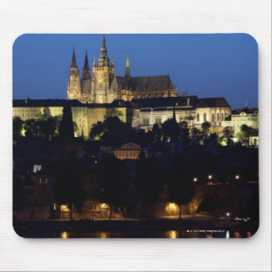 Nighttime in Prague, Czech Republic Mouse Mat