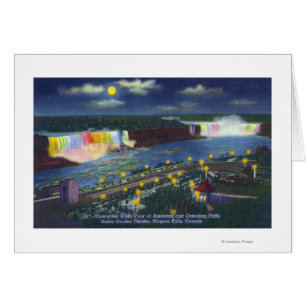 Nighttime View of Oakes Garden Theatre and