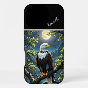 Nighttime Willow with Eagle iPhone 16 Pro Max Case