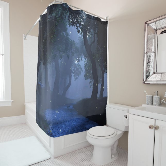 Nightwalk Shower Curtain (In Situ)
