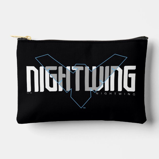 Nightwing Hi-Tech Name Graphic Accessory Pouch (Front)