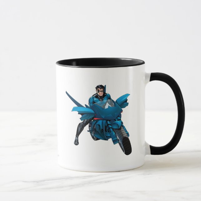 Nightwing on bike mug (Right)