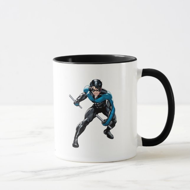 Nightwing with Weapons Mug (Right)