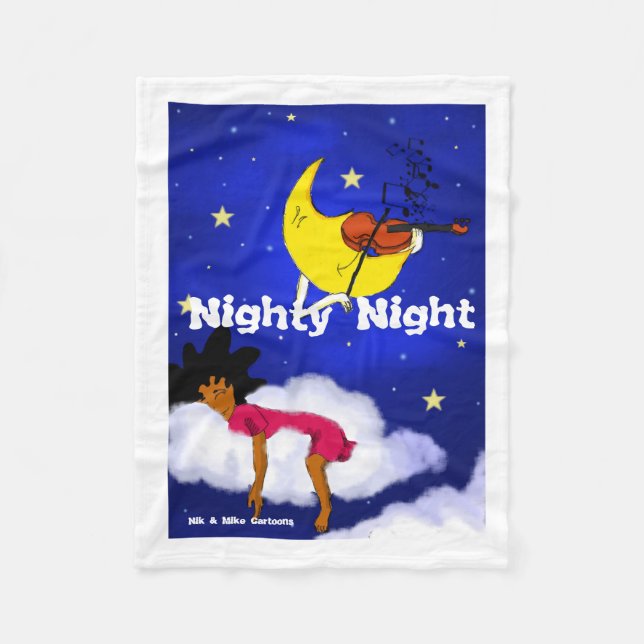 Nighty Night Fleece Blanket (Front)
