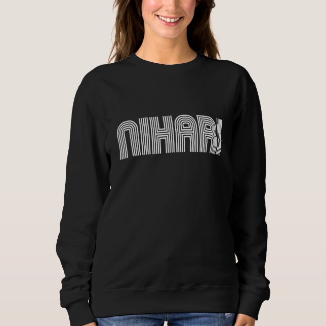 Nihari Vintage Retro 70s 80s Sweatshirt (Front)