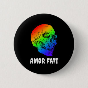 Nihilism Nietzsche Quote Philosopher Stoicism Amor 6 Cm Round Badge