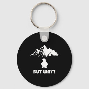 Nihilist penguin meme - but why _  key ring