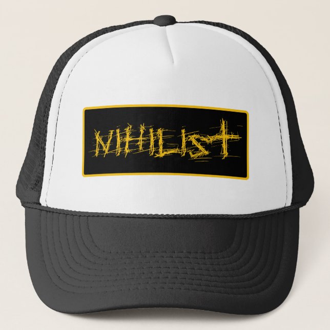 Nihilist Trucker Hat (Front)