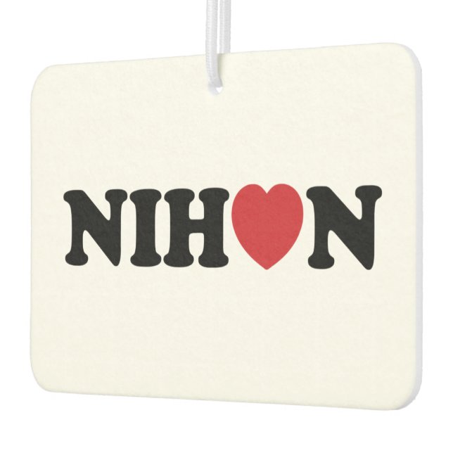 Nihon Love Heart Car Air Freshener (Left)