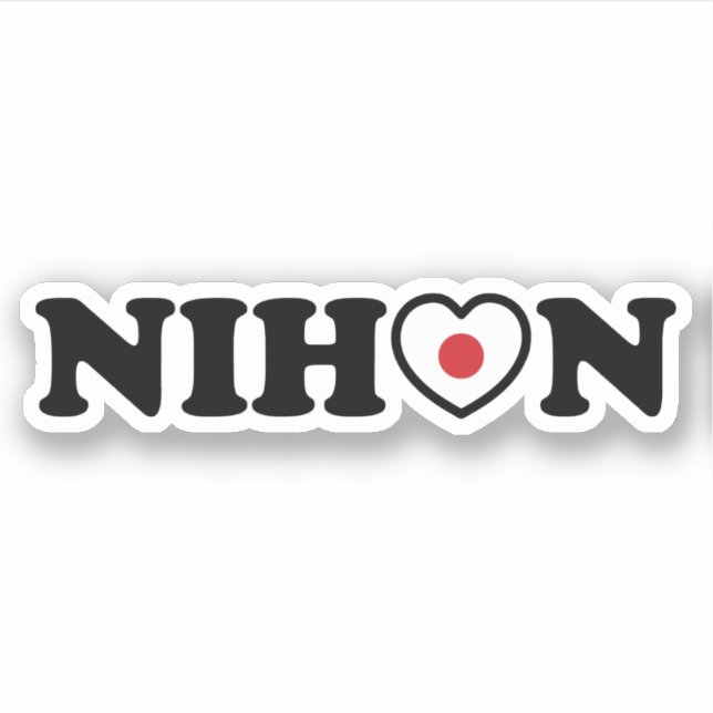 Nihon Love Heart Flag (Front)