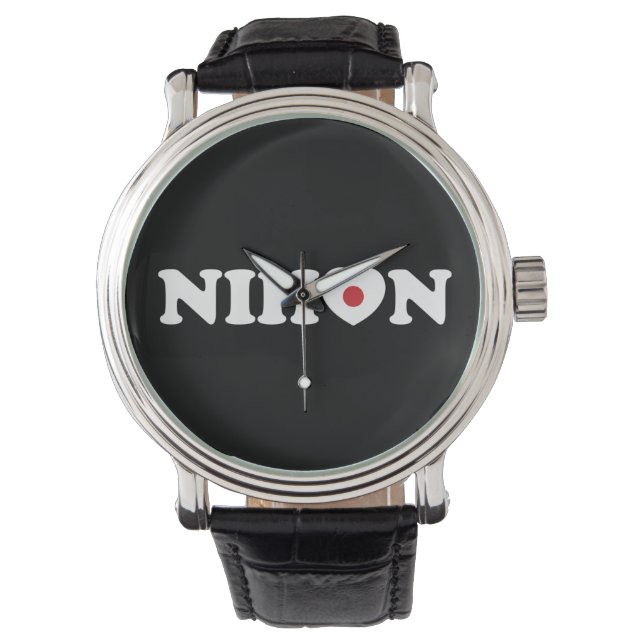 Nihon Love Heart Flag Watch (Front)