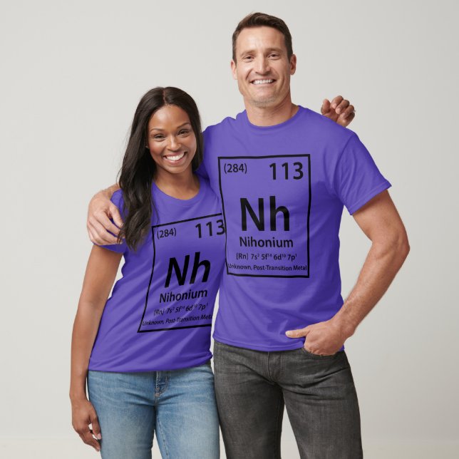 Nihonium Element (black) T-Shirt (Unisex)