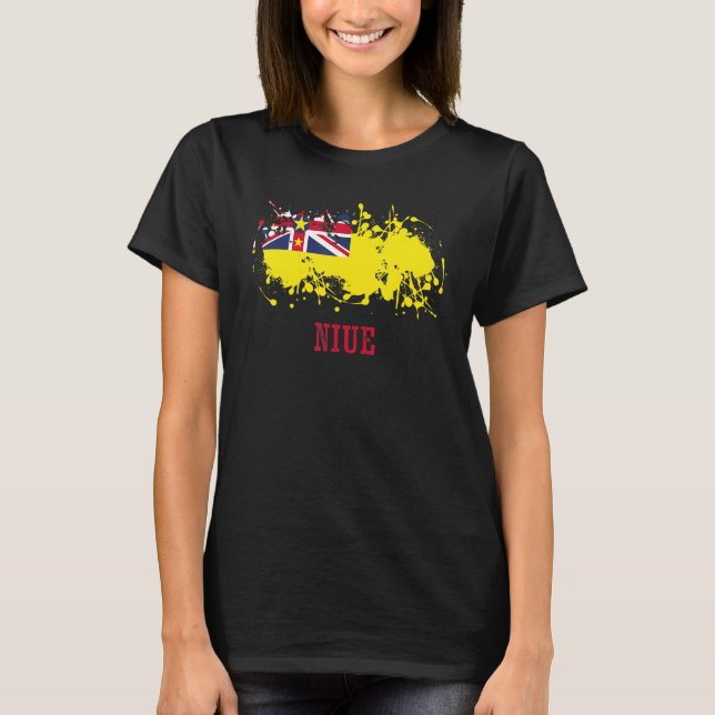 Niian enthusiasts for Niue and Niue T-Shirt (Front)