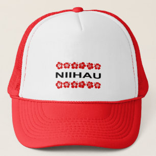 Niihau Aloha Flower Bands Light-Colour Trucker Hat
