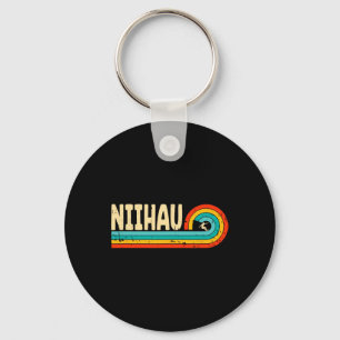 Niihau Surfing Hawaii Hawaiian Islands Vintage Ret Key Ring