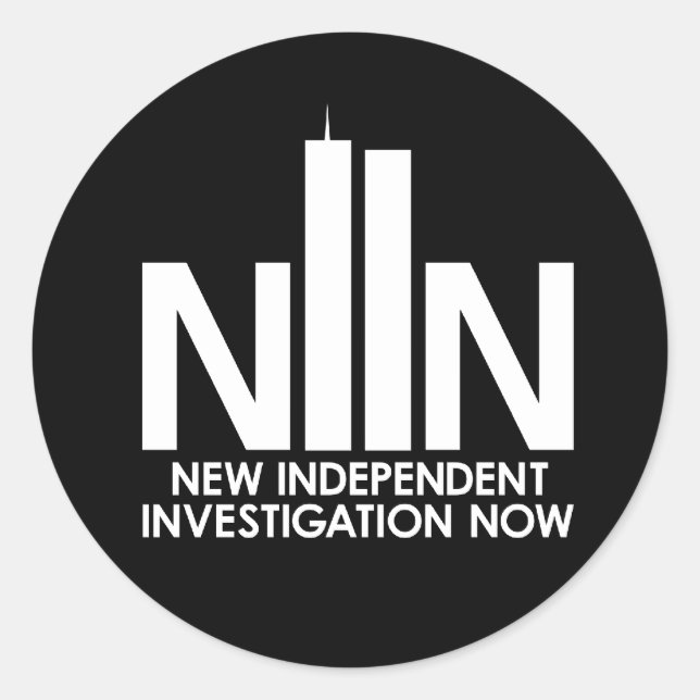 NIIN CLASSIC ROUND STICKER (Front)